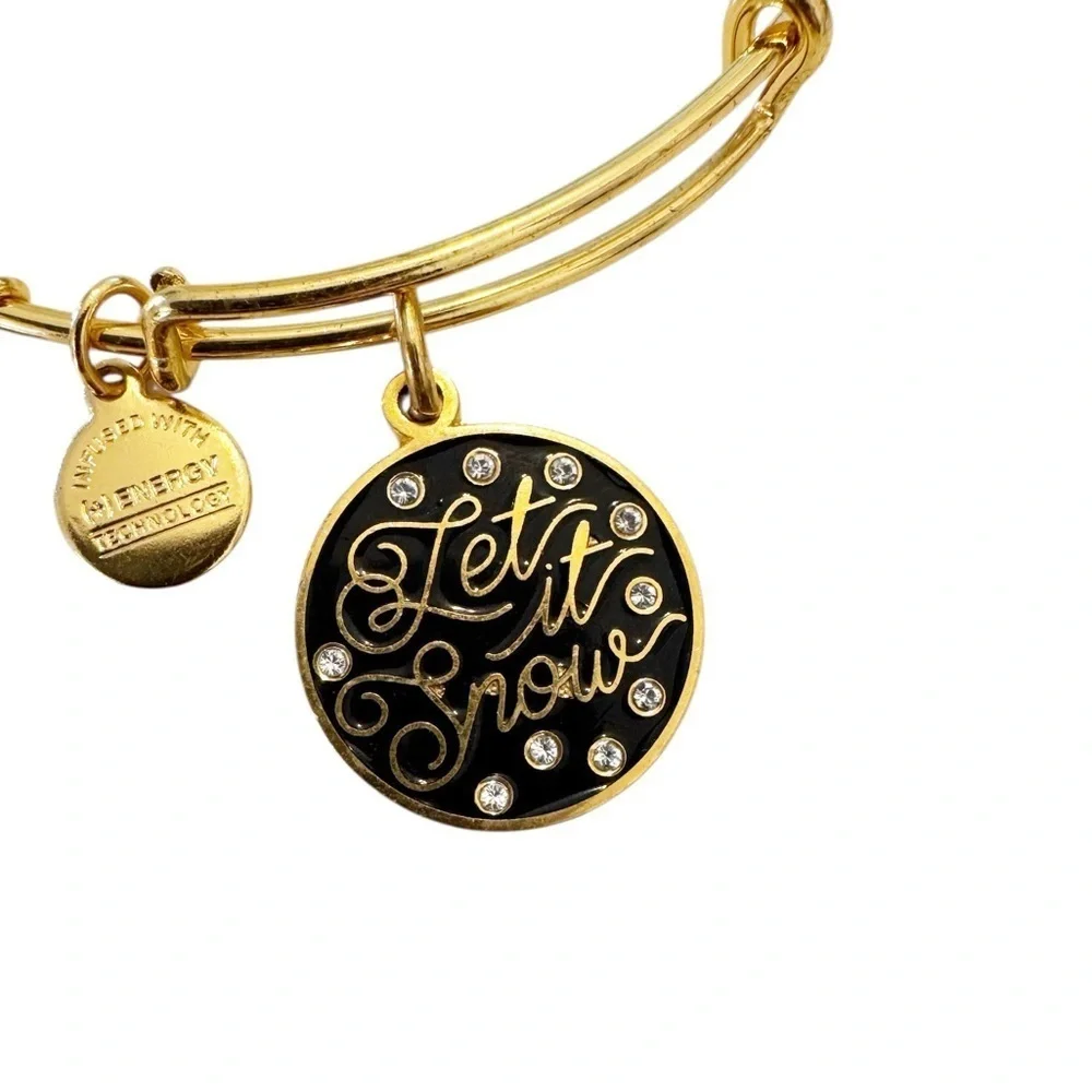 Alex and Ani Let it Snow Bangle Bracelet